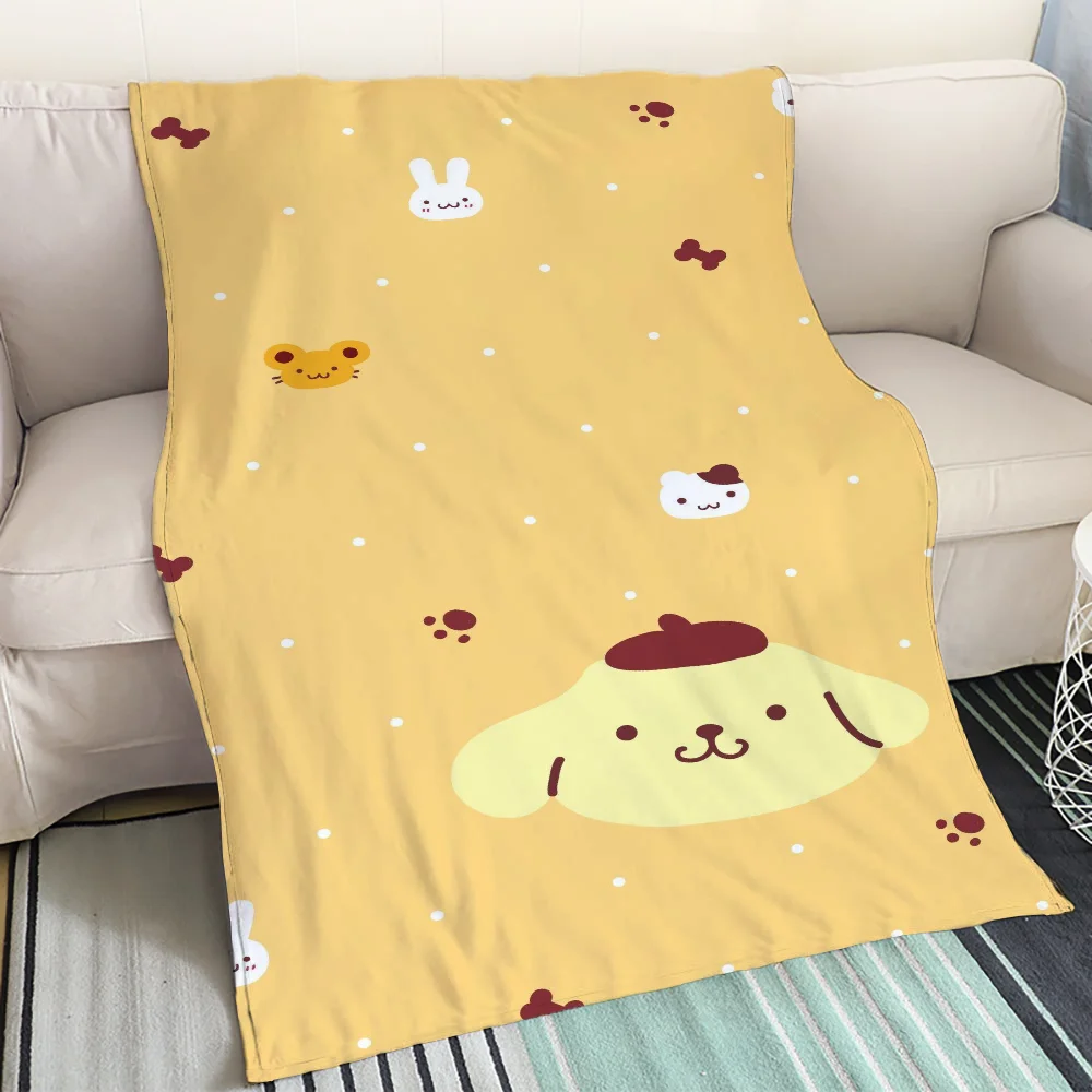 Anime Blanket for Sofa Decoration POMPOMPURIN Luxury Blankets Characters Bed Blanket 150cm X 200cm Home and Decoration Cobija