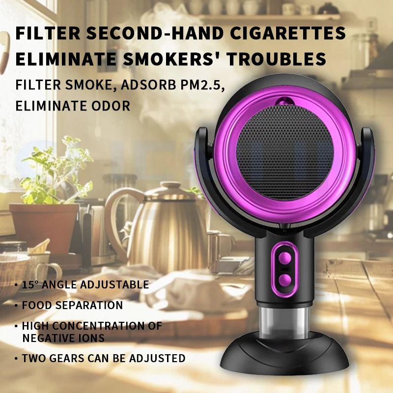 Desktop Exhaust Hood Barbecue Oil Smoke Machine Mini Kitchen Ventilator Portable Hot Pot Range Hood Mini Range Hood