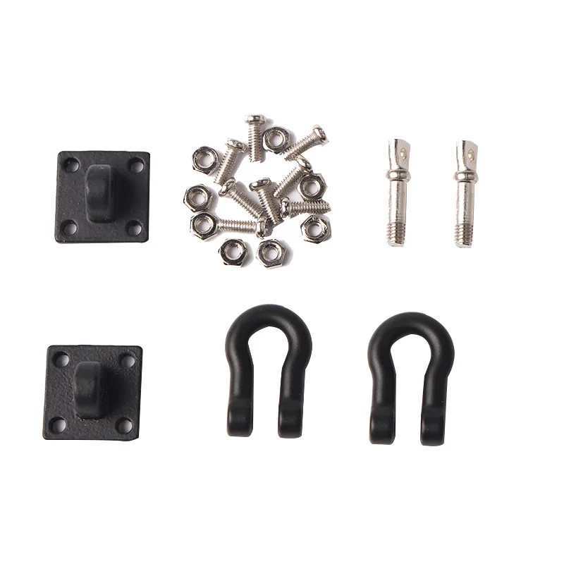 AS96-1/10 Rc ロッククローラーメタルトウシャックルトレーラーフック RC ロッククローラー 1:10 アクセサリーミニ燃料タンク付き