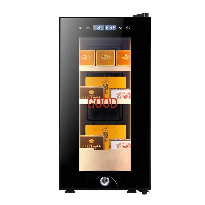 

Электронный сигарный шкаф с постоянной температурой и влажностью 23 л, регулируемый температурный и влажный мини-шкаф для хьюмидора для сигар