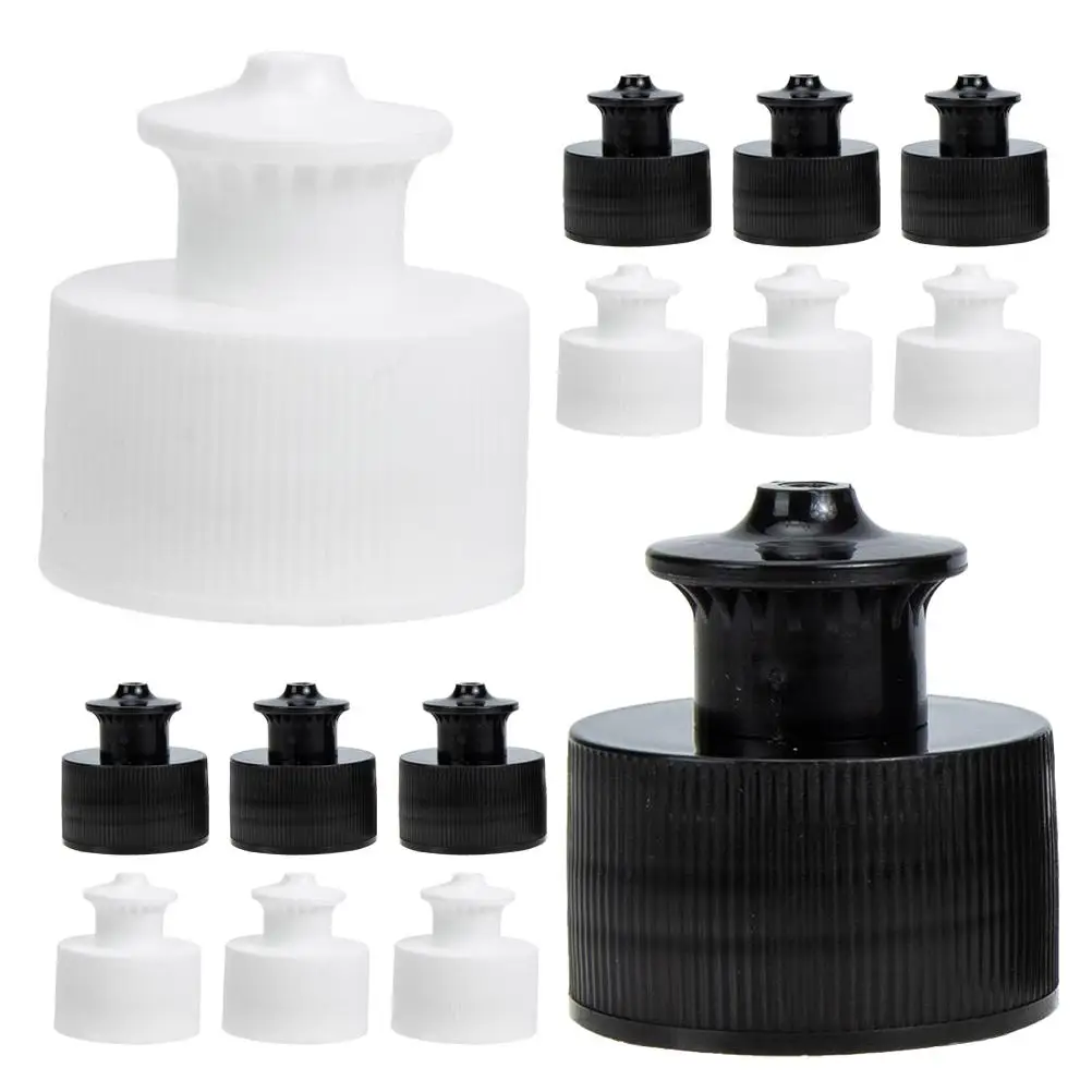 

20 Pcs Sports Bottle Caps Pull Leakproof Hand Travel Covers Reusable Soda Lids Screw Top Replacement Portable Camping
