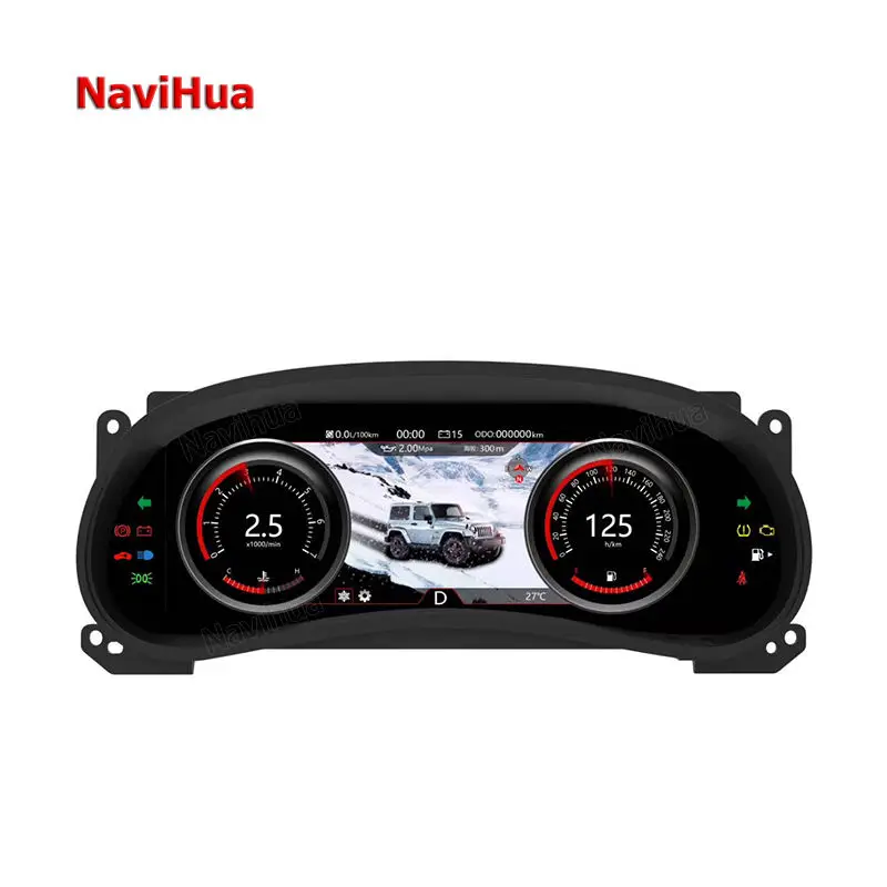 Aggiornamento per Jeep JL JK Wrangler 2011 sistema Linux LCD cruscotto tachimetro multifunzione quadro strumenti digitali