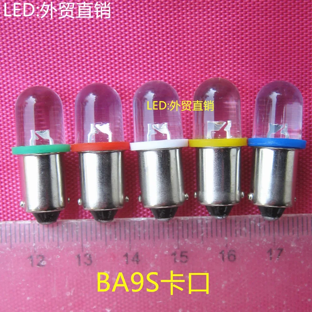 10pcs BA9S lighting 12VLED lamp  bulb    indicating  button 555lamp