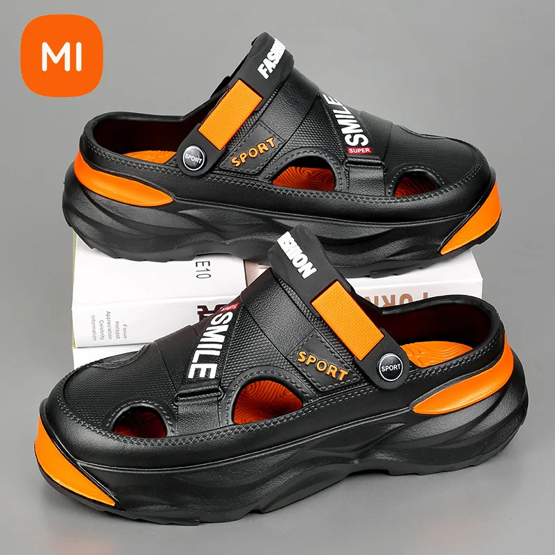 Xiaomi Youpin Summer Men Sandals Light EVA Men's Casual Shoes Hole Shoes Clogs Home Garden Outdoor Male Beach Flat Slippers