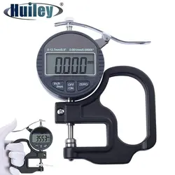 Flat Head Digital Caliper Gauge 0-25mm Thickness Gauge Digital Percentage Micrometer Film Cable Leather Paper Measuring Tools