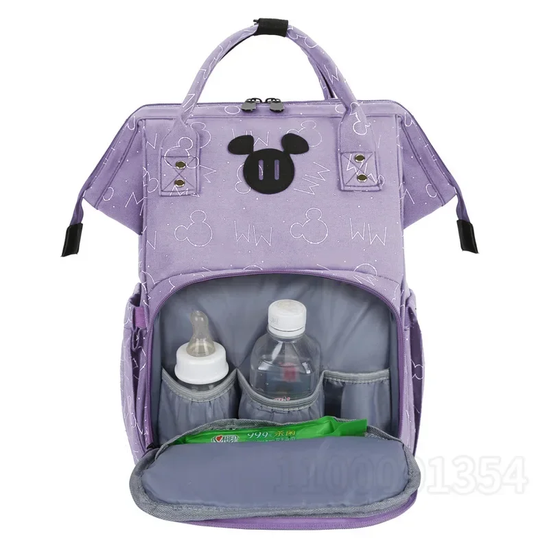 Disney Mickey New Diaper Bag Backpack Luxury Brand Fashion Maternity Bag Large Capacity Multifunctional Baby Diaper Bag