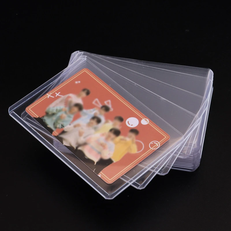 5/1pcs Waterproof Transparent Card Holder Plastic Card id Holders Case To Protect Credit Cards Card Protector Cardholder