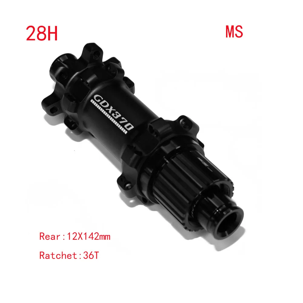 GOLDIX GDX370 قفل مركزي 6 مسامير المحور الخلفي دراجة محور كاسيت الجسم HG XD MS 28H 32H محور الجبلية ل Shimano SRAM