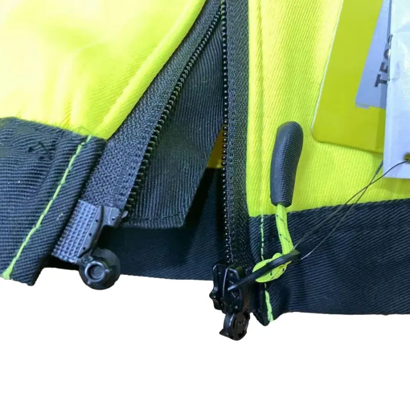 Safety Reflective Jacket Men Work Jacket Men Construction Zipper Front Work Wear Reflective