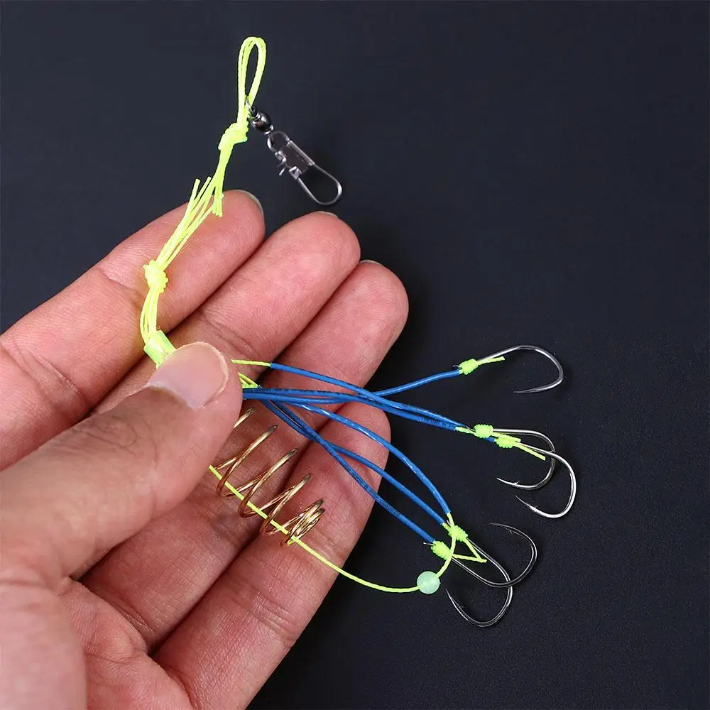 Anti Winding Bait Trap Feeder High Carbon Steel Springs Fishinghook Fishing Bait Hooks Explosion Fishing Hooks Lure Trap Hooks