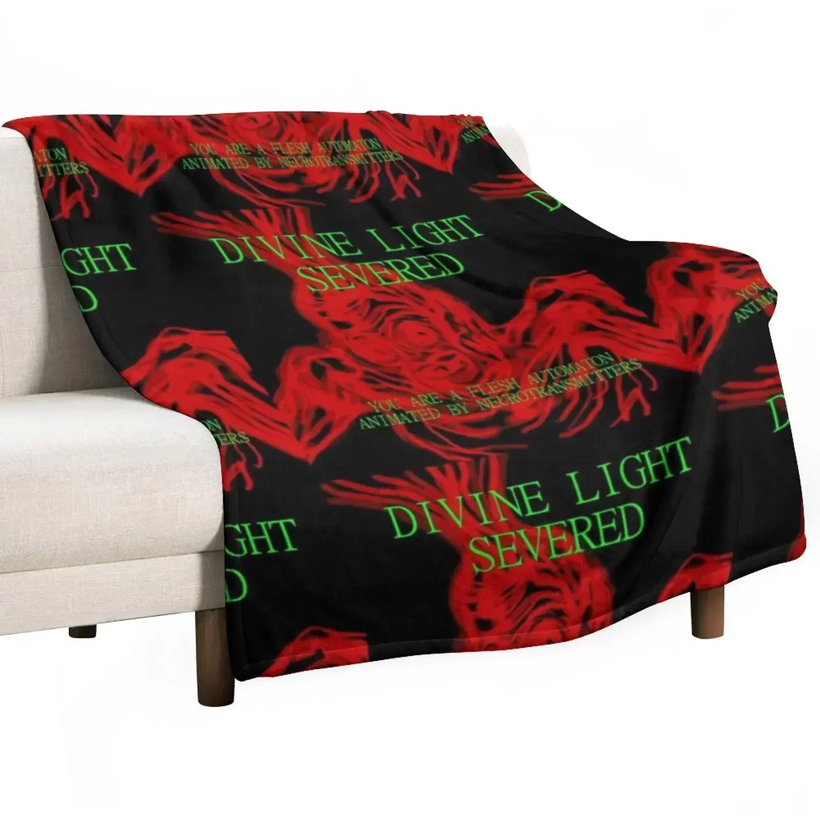 

DIVINE LIGHT SEVERED - Cruelty Squad Throw Blanket Bed linens Soft funny gift Furrys Blankets
