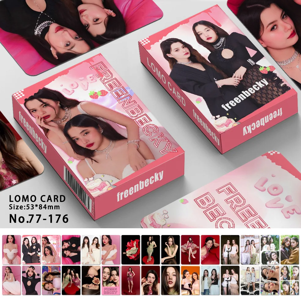 30PC/SET Lingorm Fayeyoko Skynani Freenbecky Joongdunk Perthchimon Pondphuwin Firstkhaotung Double-side Print Box Lomo Card