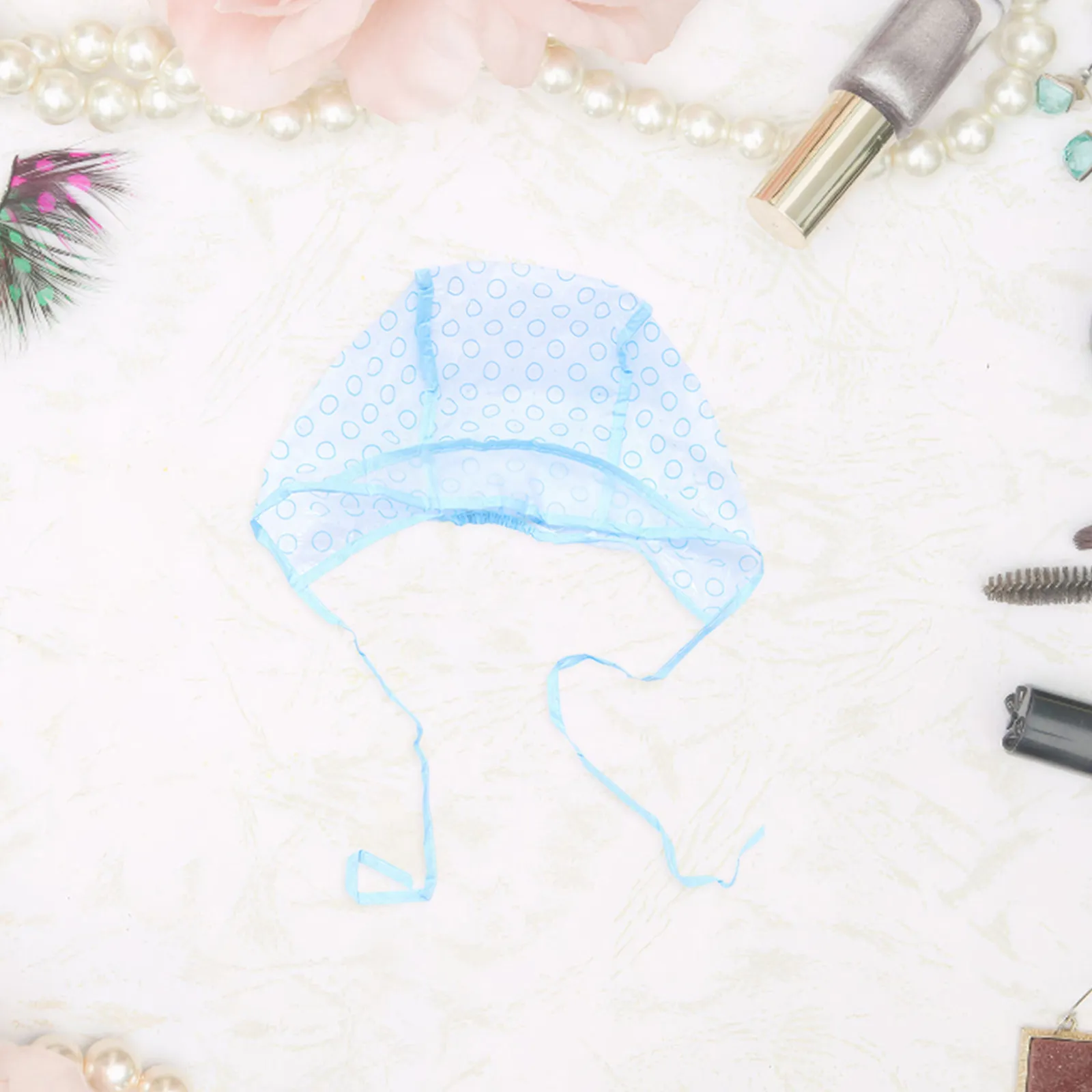 

10Pcs Hair Dye Highlight Cap with Holes Comfortable Reusable Frosting Cap for At Home Or Travel Coloring Easy Operation Hair