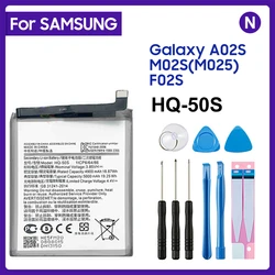 For Samsung Battery HQ-50S HQ-50SD For Galaxy A02S M02S M025 F02S A03 A03S Phone Battery 5000mAh SLC-50 + Free Tools