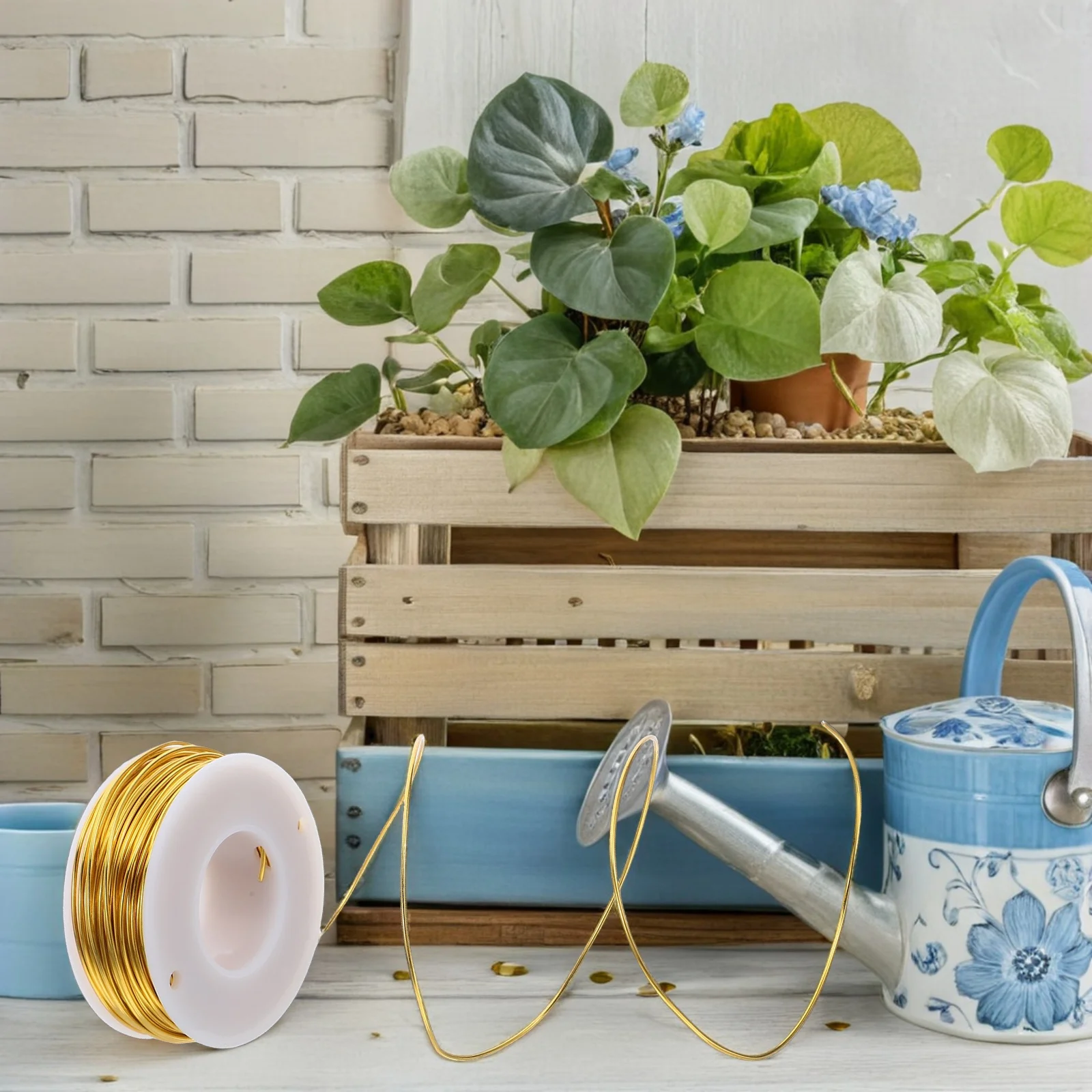 

1 Roll Aluminum Wire 72Ft 22M Bendable Metal Craft Wire for Jewelry Making Sculpting Armature DIY Wreath Floral Beading