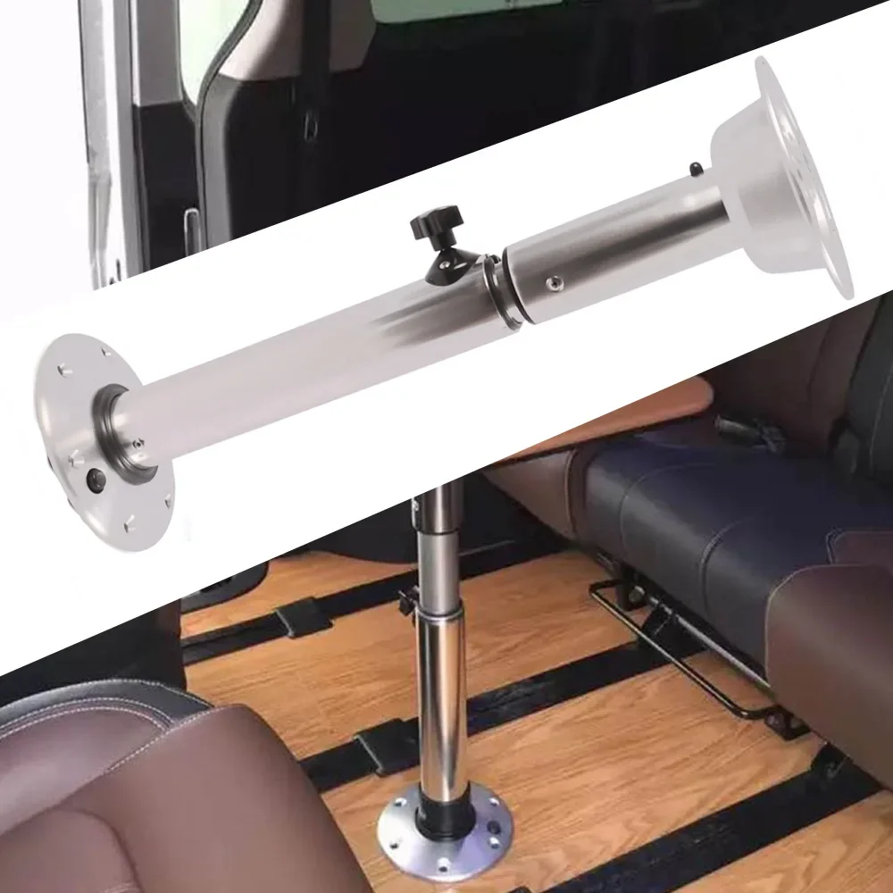 

Aluminum Adjustable Table Pedestal Stand 565mm-720mm/22"-28" Marine Boat Caravan Motorhome