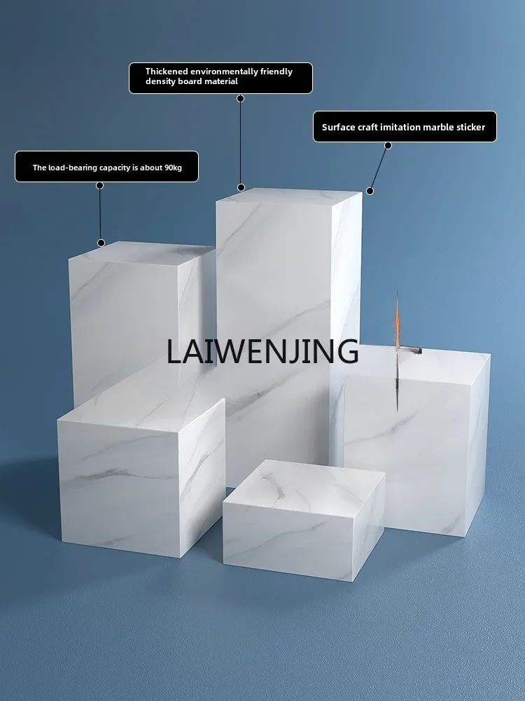 SGF imitation marble base heightening display stand showing square platform