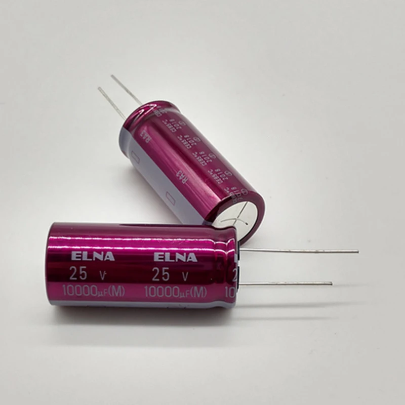 Capacitor eletrolítico importado do filtro audio, RA3 japonês genuíno 25v10000uF, novo, 5 PCes