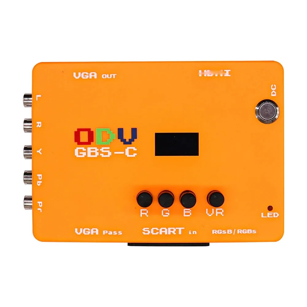 

ODV-GBS-C AIO OSSC Adapter Compatible Low Resolution Control RGBS/YPBPR/RGBHV to VGA/HDMI Retro Game Console for P1/2/3/N64 etc