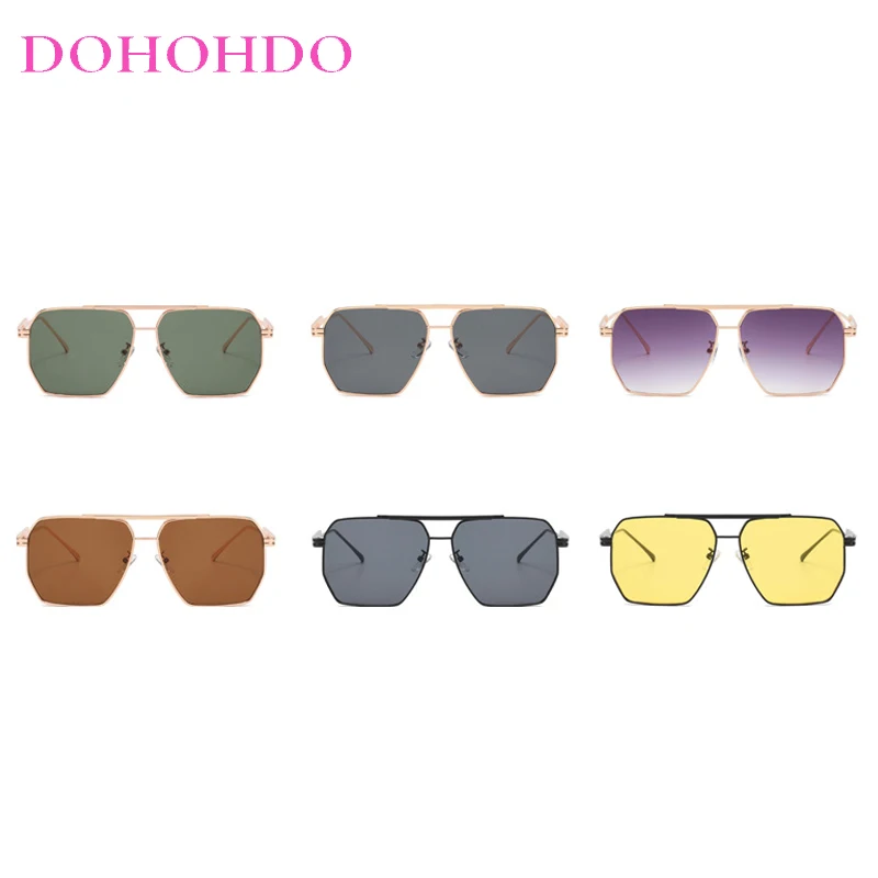 

Fashion Men Sunglasses Pilot Classic Driving Sun Glasses Metal Frame Mirror Leisure Fishing Business Men Women Eyeglass UV400