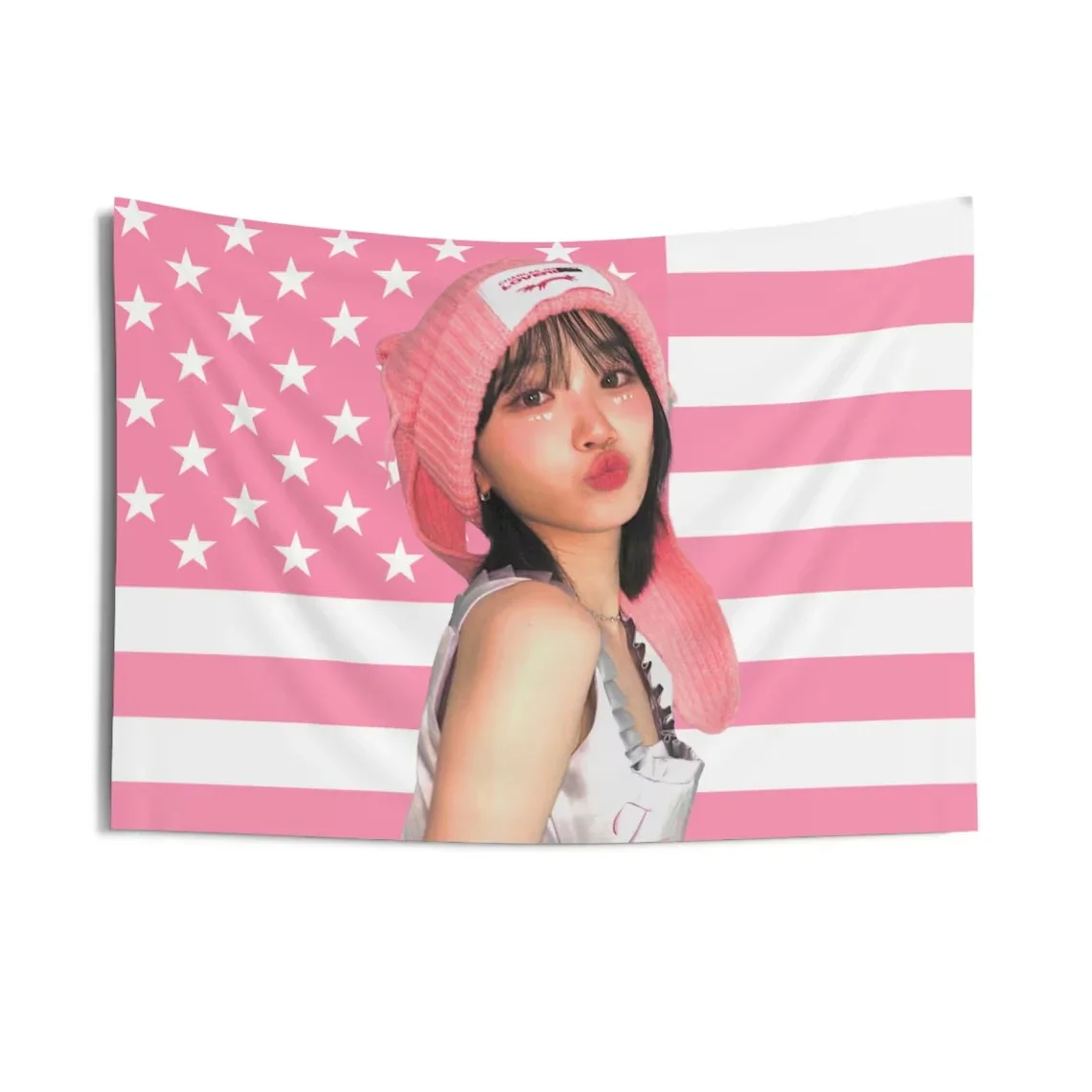 3x5ft Chaewon Pink America Flag Tapestry, Flag Factory Oulet Hot Selling Banner, 90x150cm Popular Flags