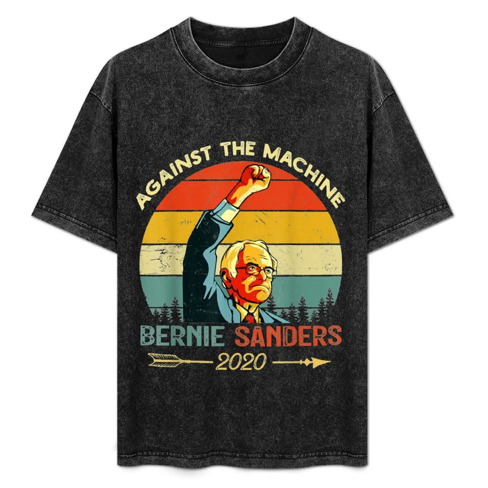 

Bernie Sanders Against The Machine Bernie 2020 T-Shirt Large Size Basic Casual T-Shirt