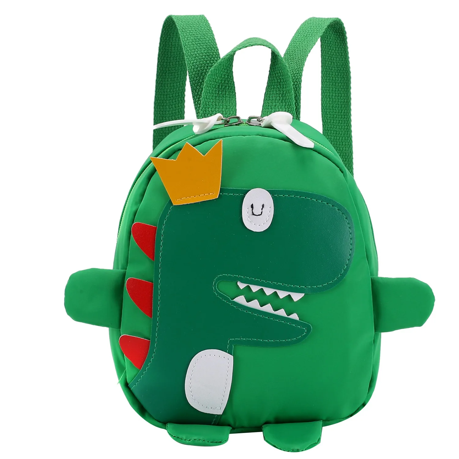 Cute Kids Kindergarten School Bag 3D Cartoon Dinosaur Mini Backpack New Baby Boy Girl School Bag Green