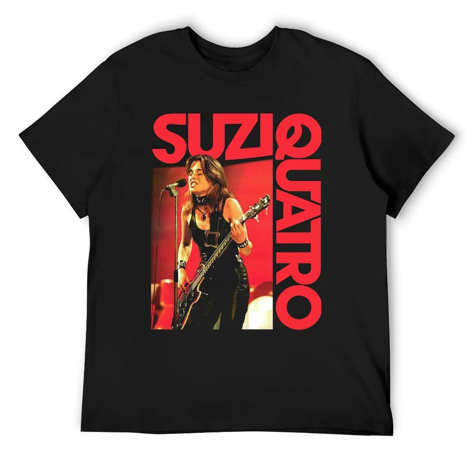 

SUZI QUATRO GLAM QUEEN T-Shirt anime stuff hippie clothes essential t shirt t shirt men