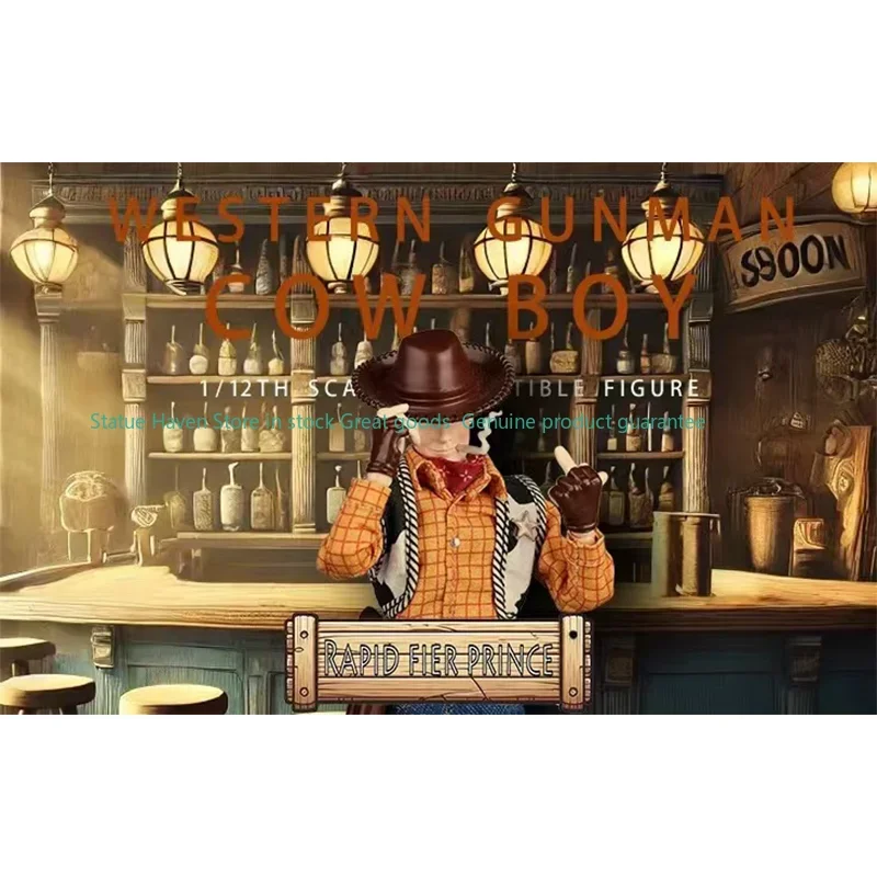 

Original Joy Man Toys JMToys 1/12 JM002 Western Gunman Cow Boy Rapid Fier Prince Anime Action Figures Toys in Stock