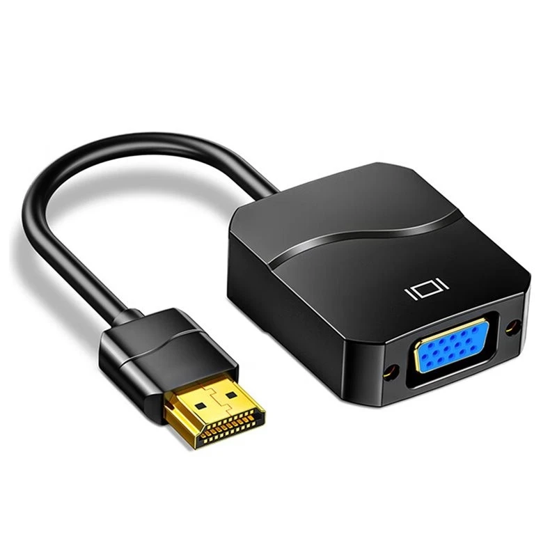 M52K-For HDMI To VGA Adapter 1080P HD Male To Female Converter For Tablet Laptop PC TV For Xbox