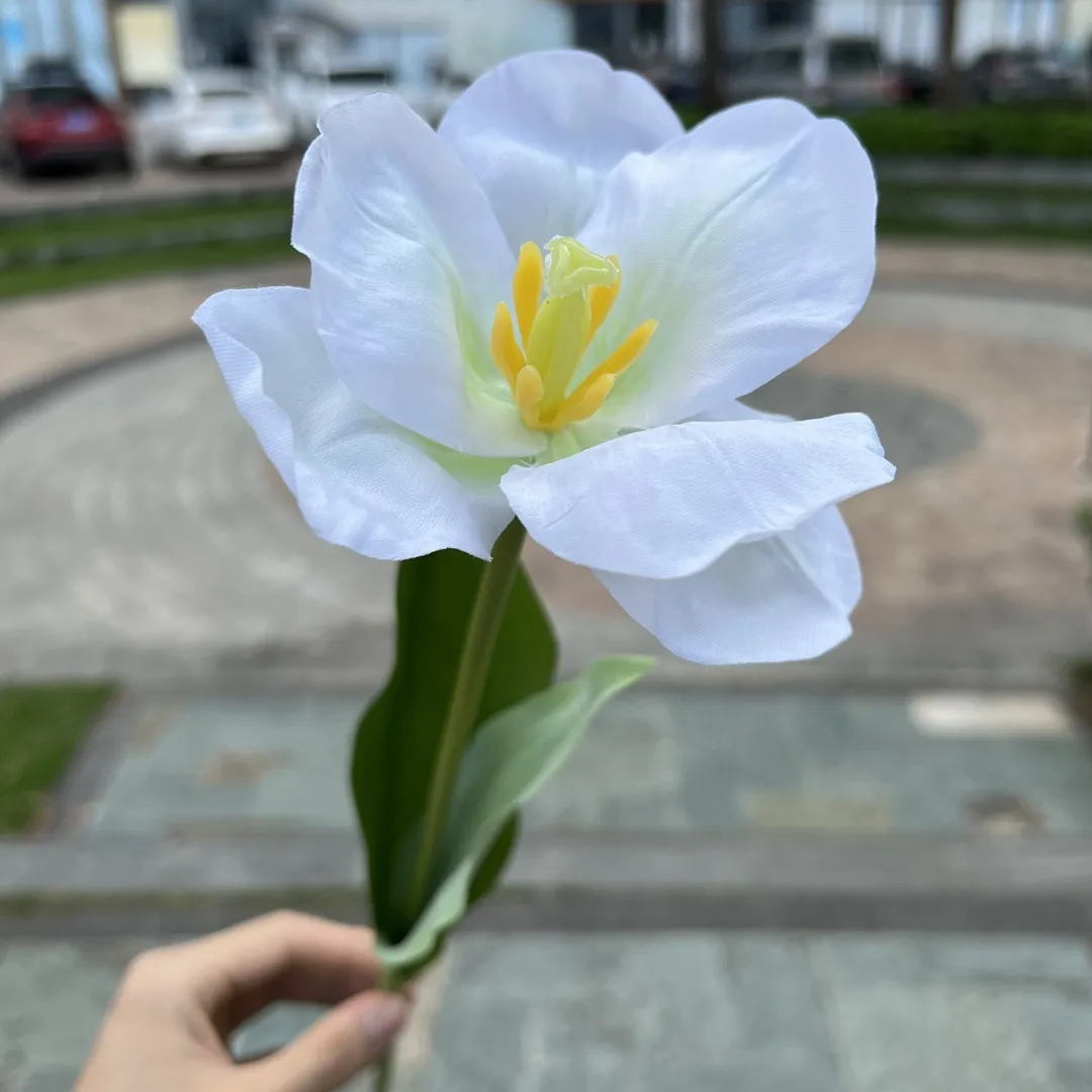 Composizione floreale del percorso nuziale bianco e verde, produttore di prodotti finiti, fiori finti rosa di ortensia a coda di rondine all'ingrosso