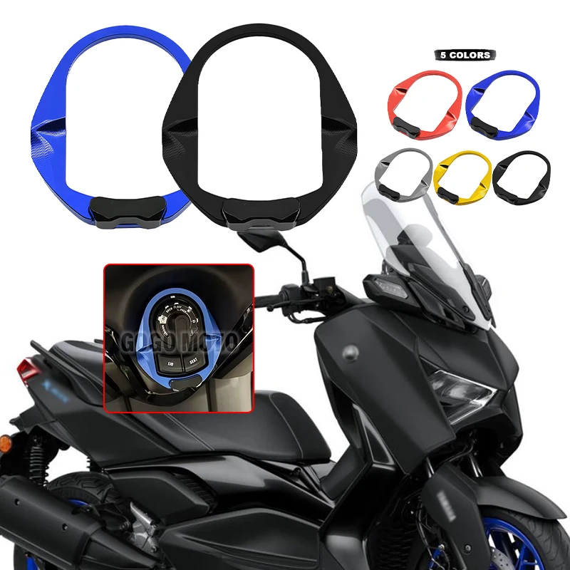 For YAMAHA XMAX300 XMAX 300 xmax300 2023 2024 2025 Motorcycle Electric Door Lock Trim Cover Door Striker Lgnition Switch