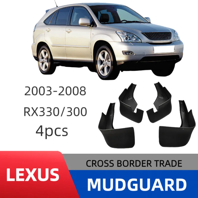 

Брызговики для Lexus RX 2004-2005, брызговики, переднее и заднее крыло, брызговики, брызговики, автомобильные аксессуары