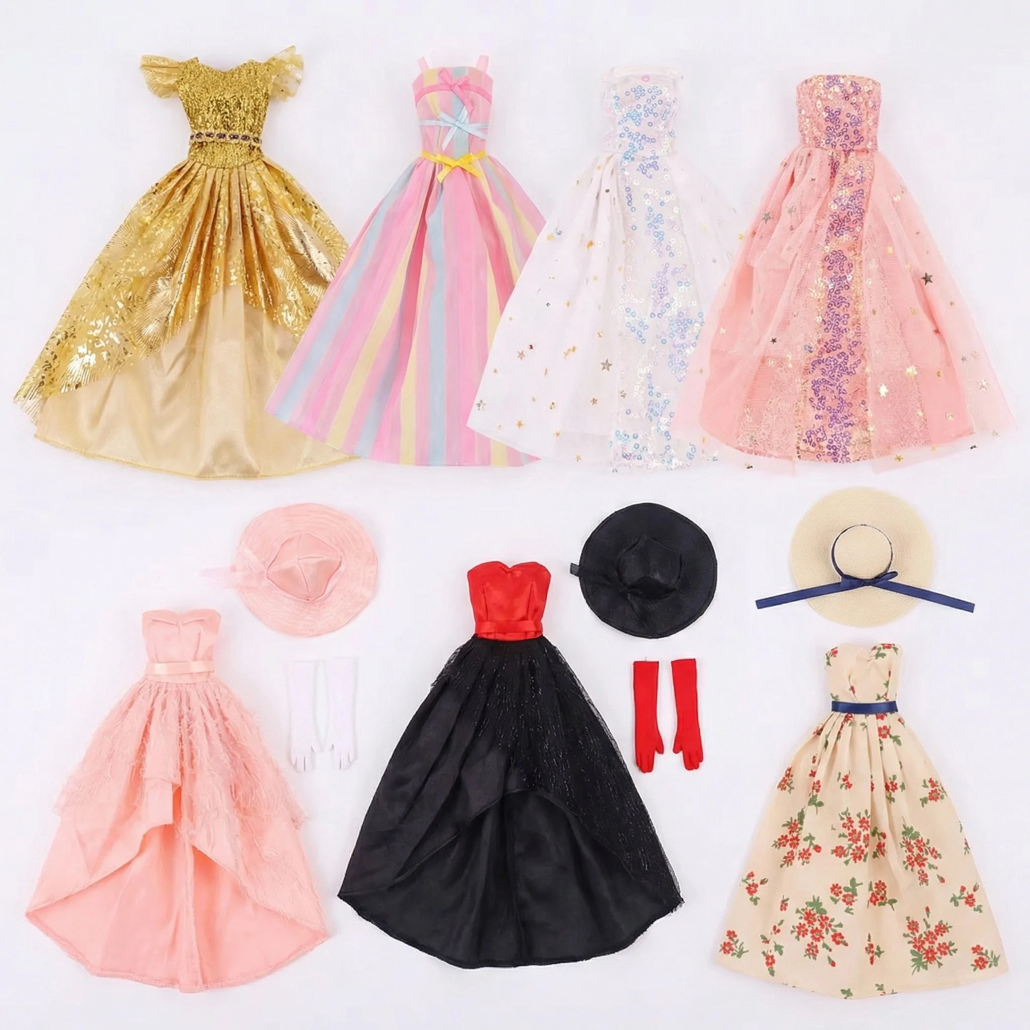 Fashion Dress Princess Dress For 30CM Doll Clothes Pretty Sequin Dress For 1/6 BJD Doll Dress,Birthday Gifts Our Generation Girl