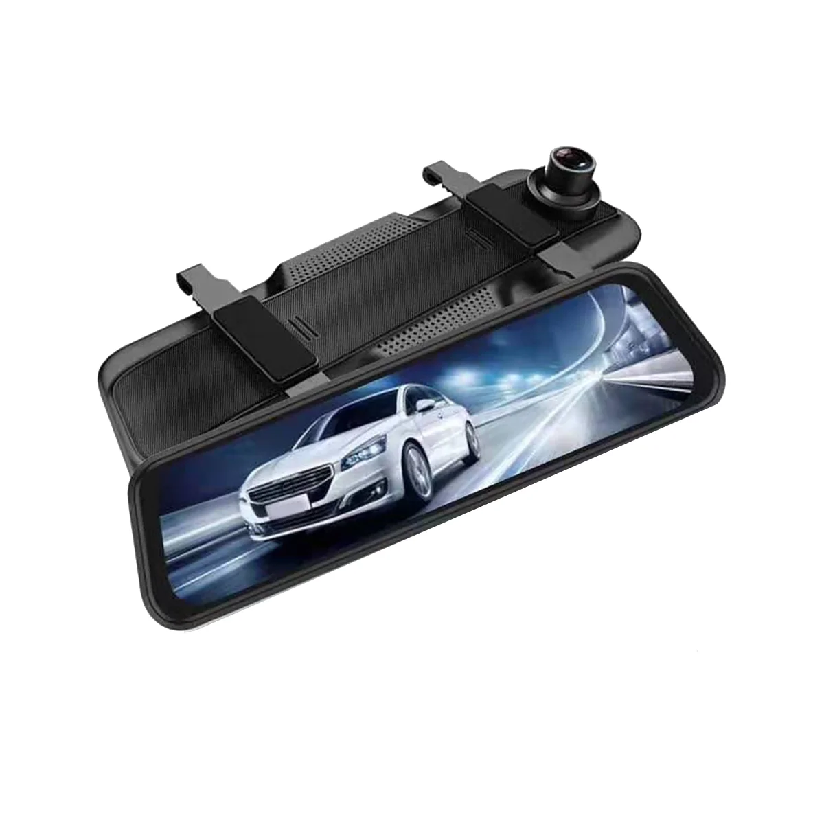 Streaming Media Rearview Mirror HD Night Vision Dual Lens Full Screen Reversing Video Recorder Recorder Car Accessories