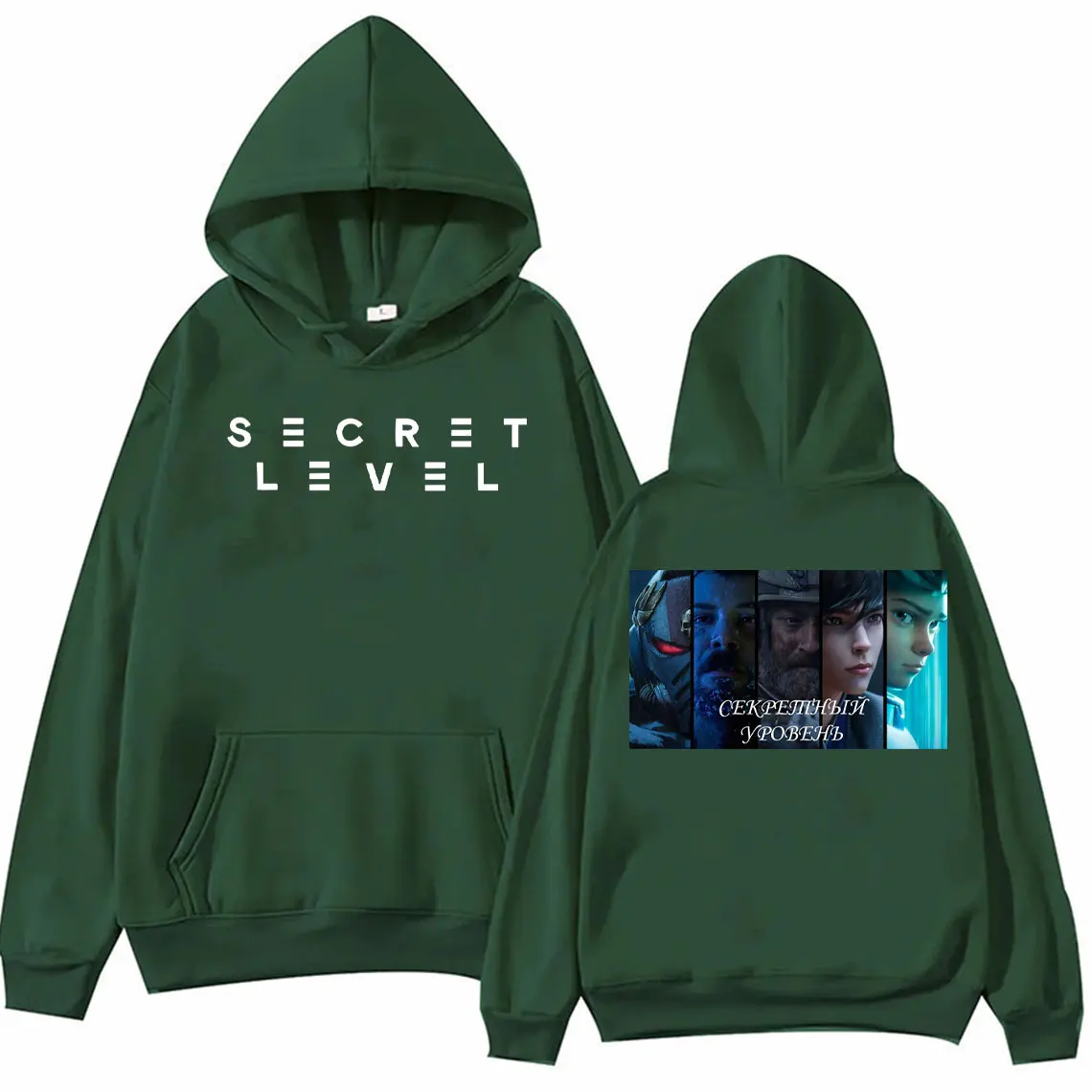 TV Classic Hoodie Secret Level Long Sleeve Tops Men Women Sweatshirt  TV Gamer Hoodied Gifts Anime Hoodie Graphic Pullover Tops