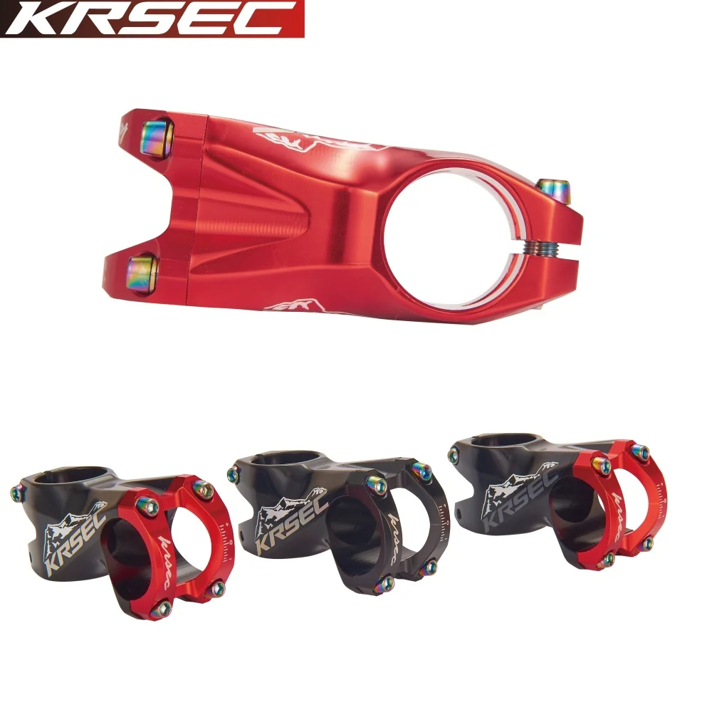 

New MTB Stem, High Strength Aluminum Alloy, 31.8mm Bar / 28.6mm Fork, 55mm/65mm Length, Bicycle Handlebar Stem Accessory