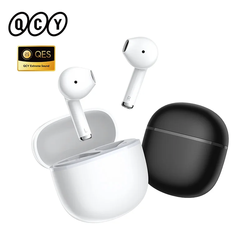 QCY Ailybuds Lite Wireless Earphones Bluetooth 5.3 TWS Earbuds Semi in-Ear Gaming Headphones Hifi Sound Headsets ENC HD Call 28H