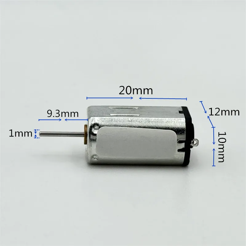 Mini N30-09185 Long Shaft Motor DC 1.5V 3V 3.7V 5V 6V 13000RPM Low Voltage Start-up Micro Power Consumption High Speed Silent