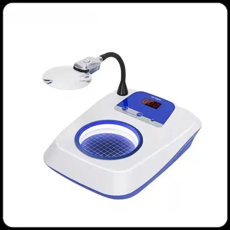 

220V Laboratory Digital Display Colony Counter Bacteria Testing Equipment Bacteria Count Detector With 3/6X Magnifier