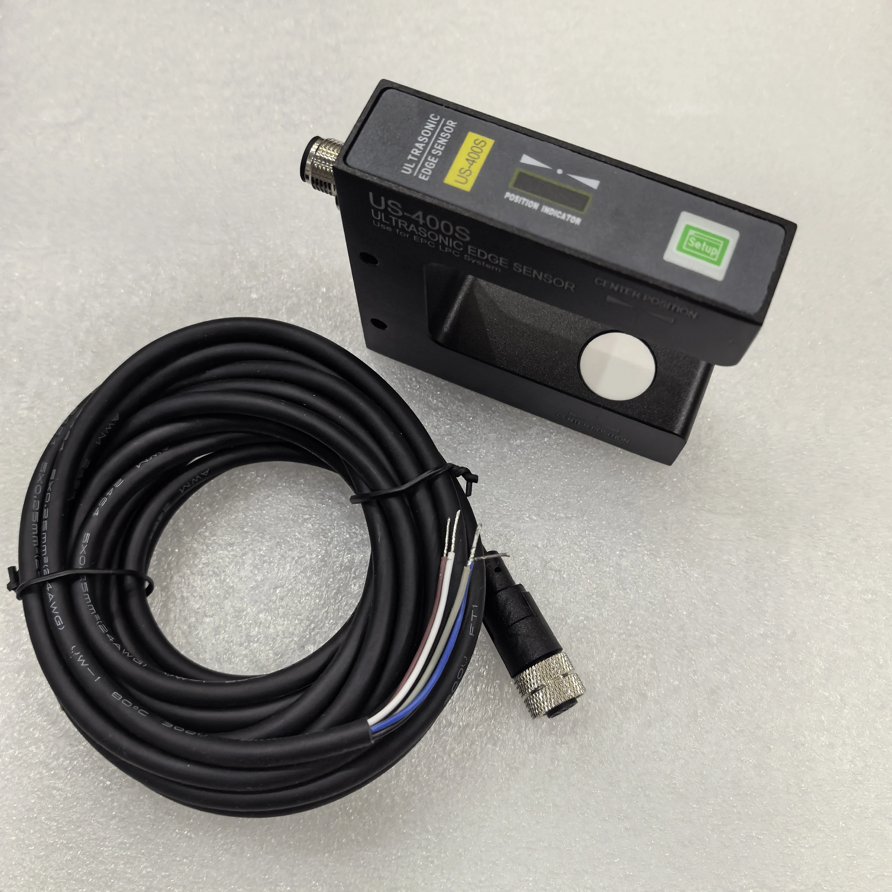 

US-400S Ultrasonic Switch, Edge Correction Sensor and Guide Sensor for Web Alignment