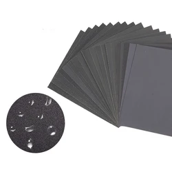 1 pcs 280*230mm  Water Resistant Abrasive Paper Water Abrasive Paper 60 Mesh To 2000 Mesh Sanding Paper Polishing Abrasive Paper