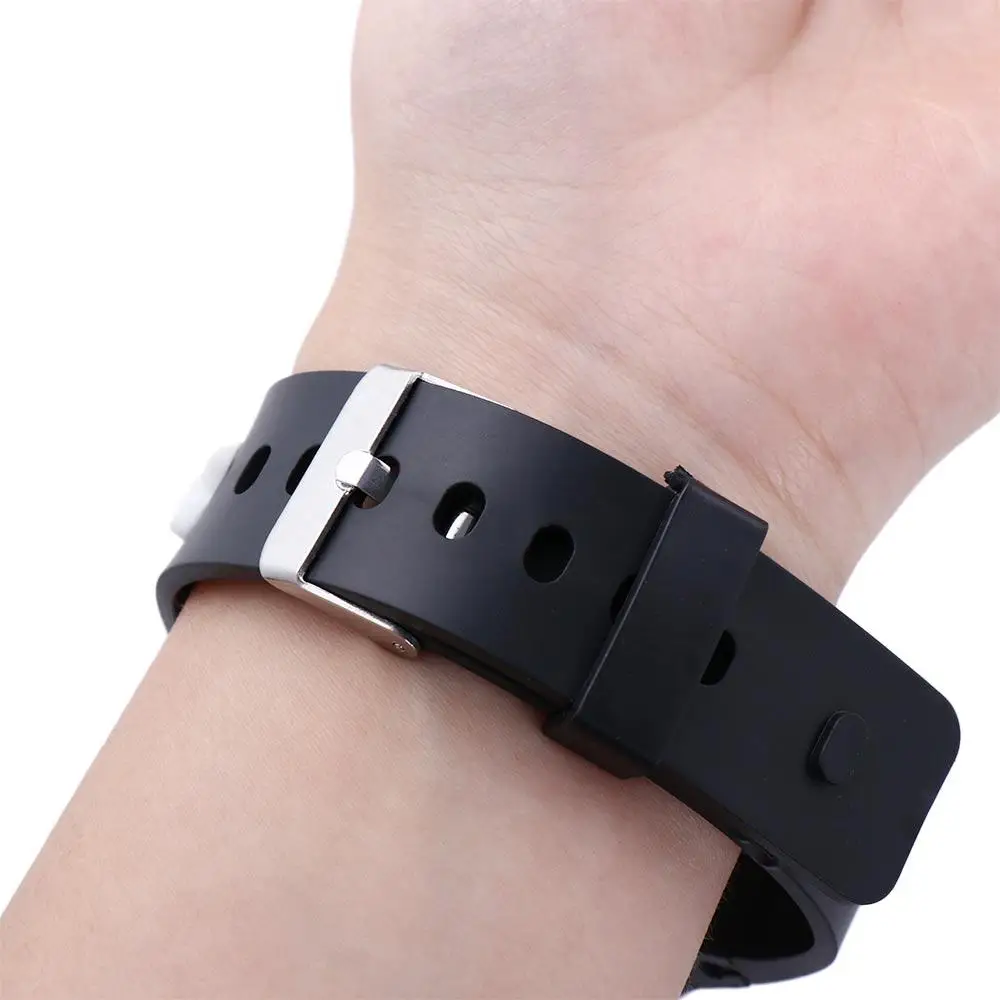 

Strap Watch Strap Locker Buckle Silicone Band Keeper Watchband Ring Silicone Watchband Loops Watch Strap Loops Retainer Ring