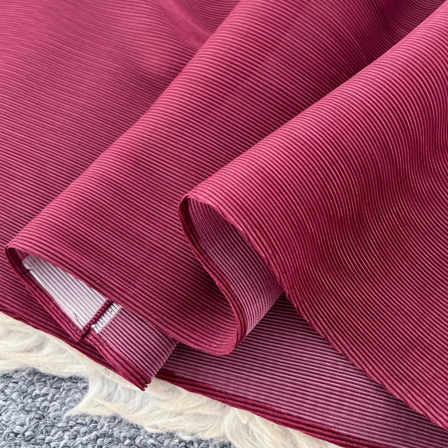 Ata Yake-Robe chemise plissée à rayures pour femme, col rabattu, commande haute, surdimensionnée, mi-longue, robe de soirée, vêtements féminins éducatifs