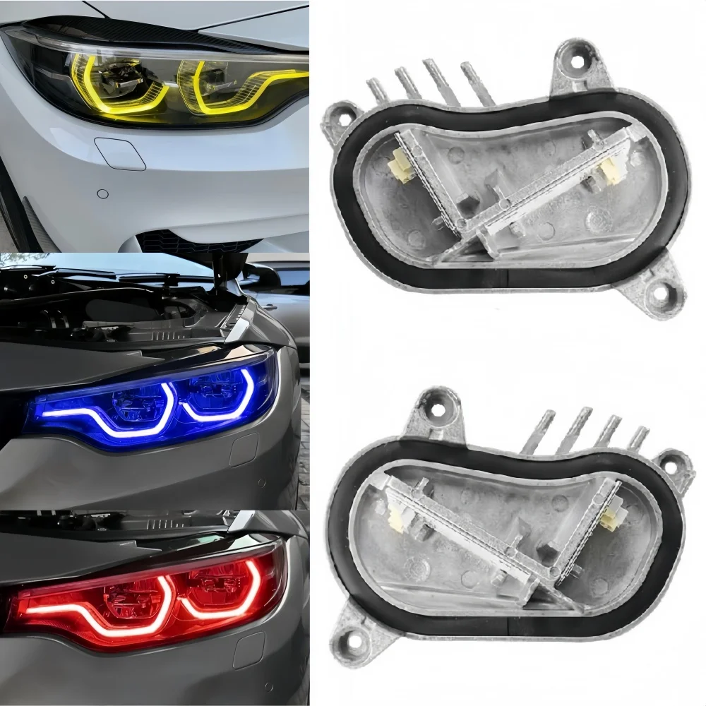 

НОВЫЕ светодиодные модули DRL желто-синего цвета для BMW M3 M4 F80 F82 F32 F33 F36 LCI 2018-2020, светодиодные фары дневного света 63117493229