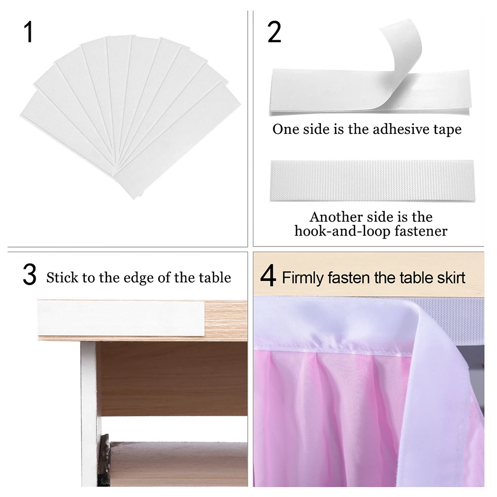 

5 Layer Quality Wedding Party Tablecloth Decorative Table Skirts Skirt Party Table Skirt Cover Accessories