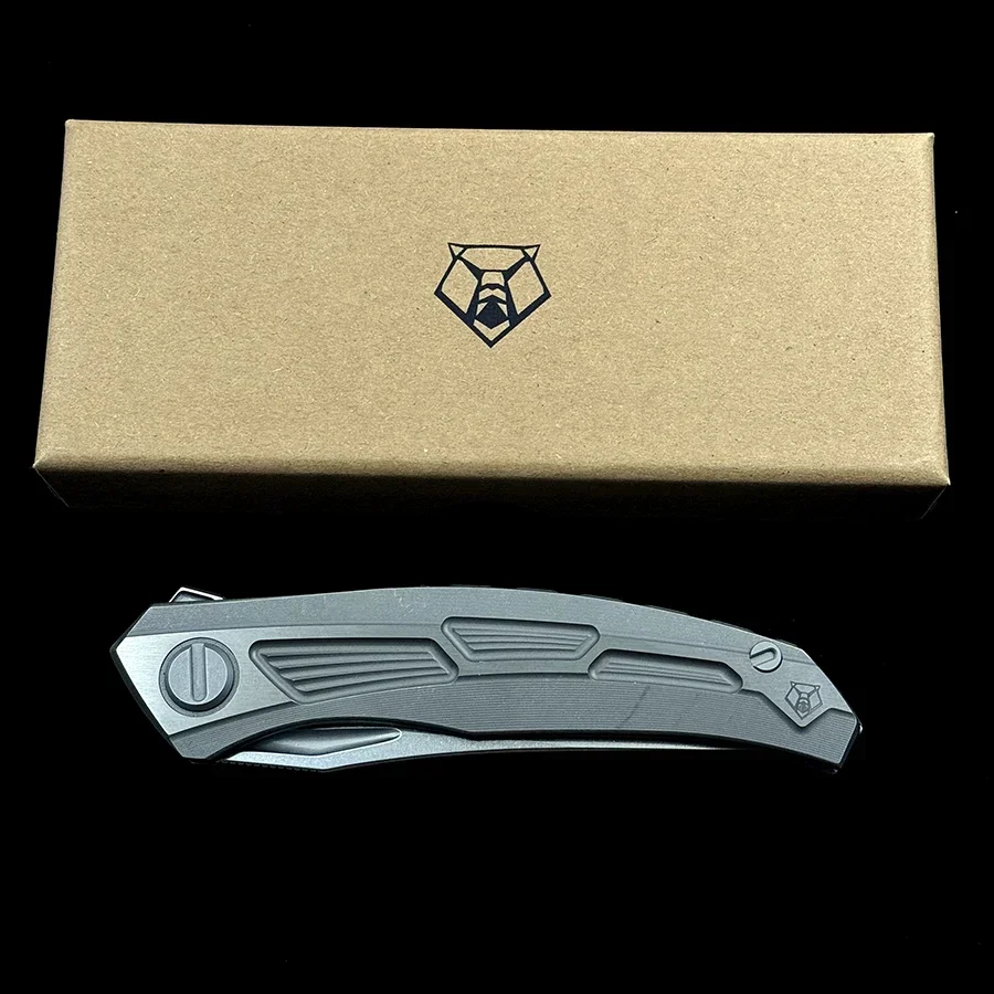 OK KNIves-Shirogorov Quantum Faca Dobrável, M390 Lâmina, Ferramenta de bolso EDC, Camping ao ar livre e caça