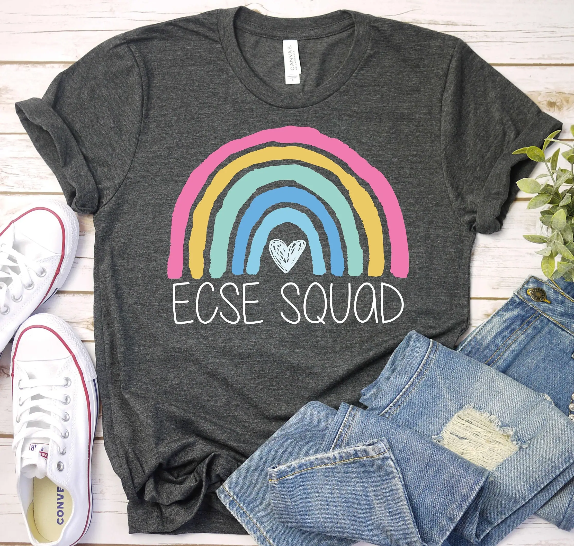 Ecse T Shirt Early Childhood Special Education Educator Daycare Teacher Squad