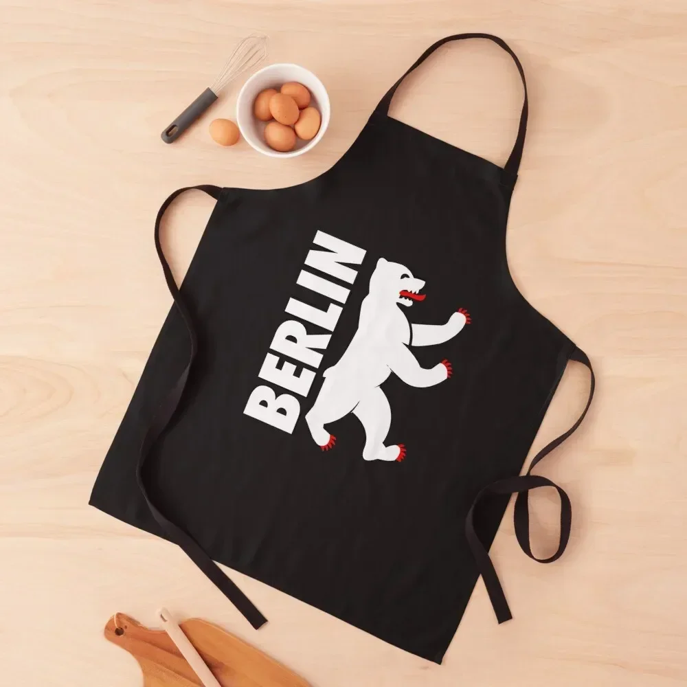 Berlin Tshirt - Berlin Bear Capital City Germany Apron Utensils For Kitchen Cooking Apron