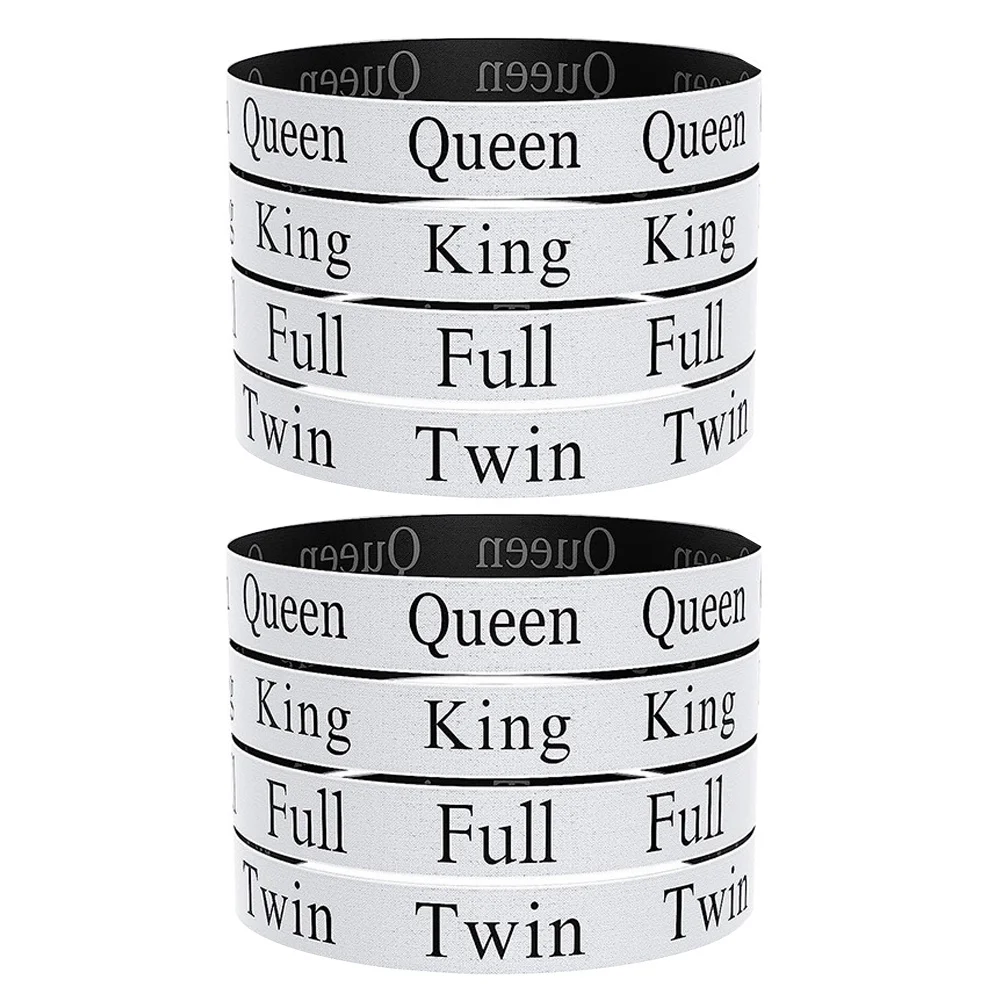 

8Pcs Elastic Sheet Organizer Straps Adjustable Bands for Bed Sheet Storage Sheets Holder Bands Roll Up Clothes Band